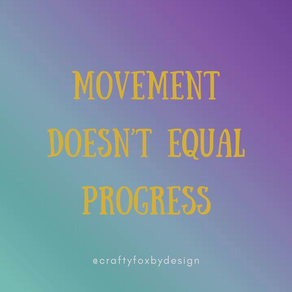 You are currently viewing Movement doesn’t equal progress