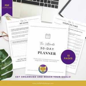 The Ultimate 30 Day Planner