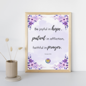 Be joyful in hope
